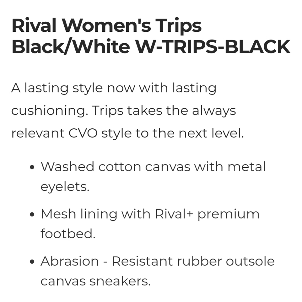 NWT Rival Trips Shoes - Picture 3 of 5